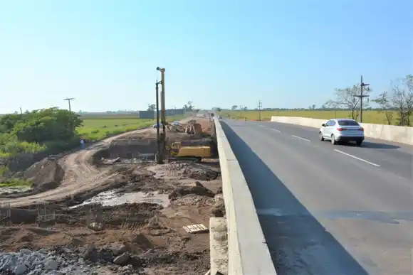 Avances de la obra de la autopista RN 34 entre Ataliva y Sunchales