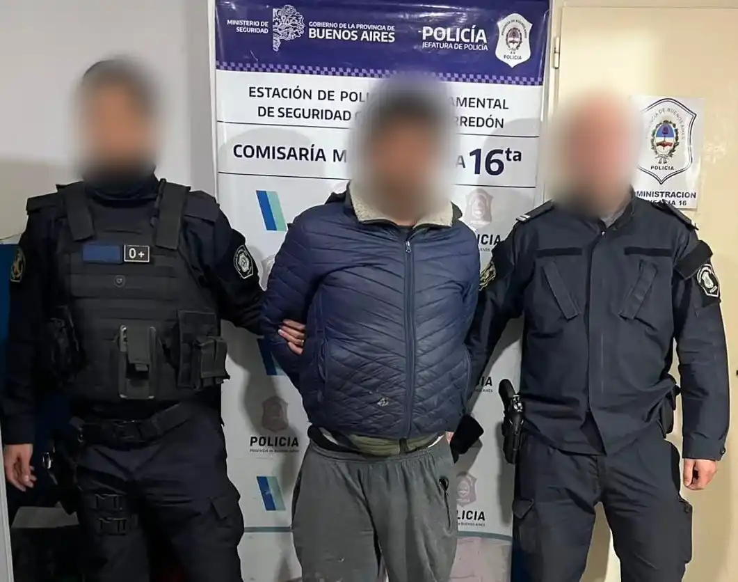 El detenido había irrumpido en el comercio y se había llevado un importante botín a mano armada.