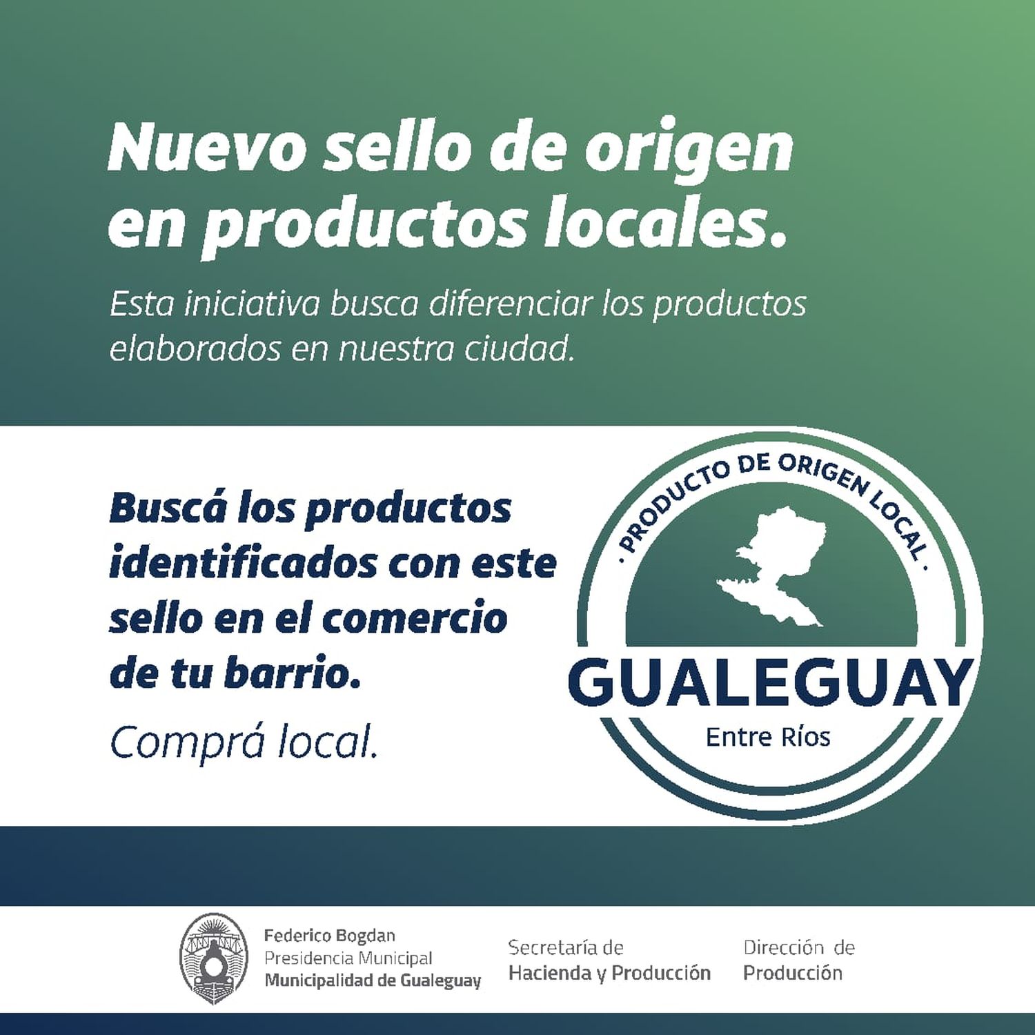 Nuevo sello de origen en productos locales