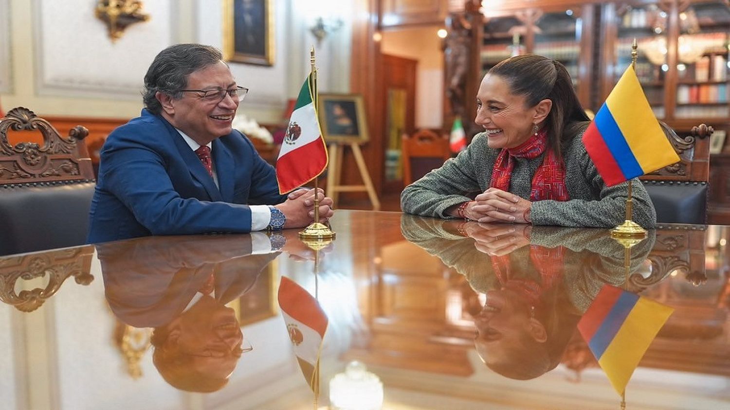 Presidentes de  Colombia y México hablan sobre unidad latinoamericana: la migración entre los temas centrales