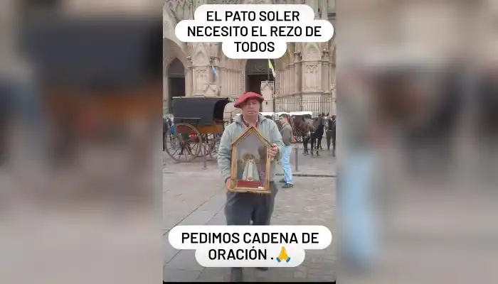 Piden cadena de oración nuevamente por El Pato Soler