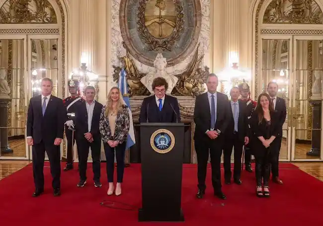 El presidente Javier Milei habló en cadena nacional para referirse al fallo de la Justicia de Estados Unidos en la causa por la expropiación de YPF.