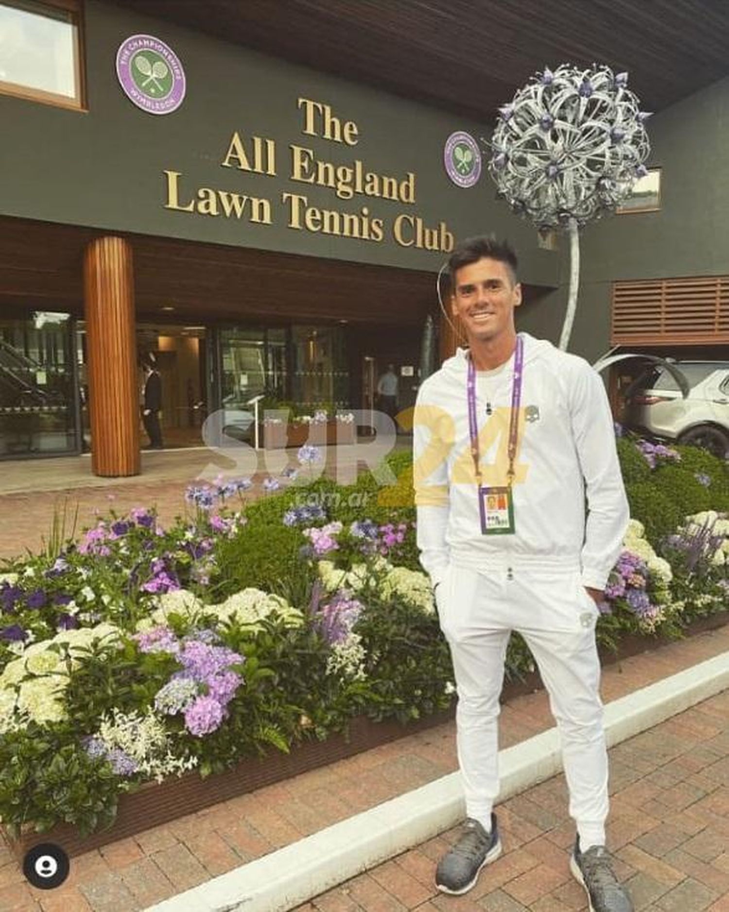 Federico Coria luchó pero quedó eliminado en Wimbledon