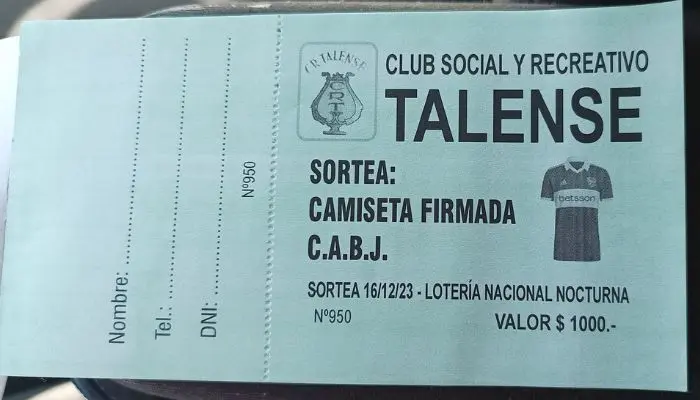 El Club Recreativo Talense sortea una camiseta firmada
