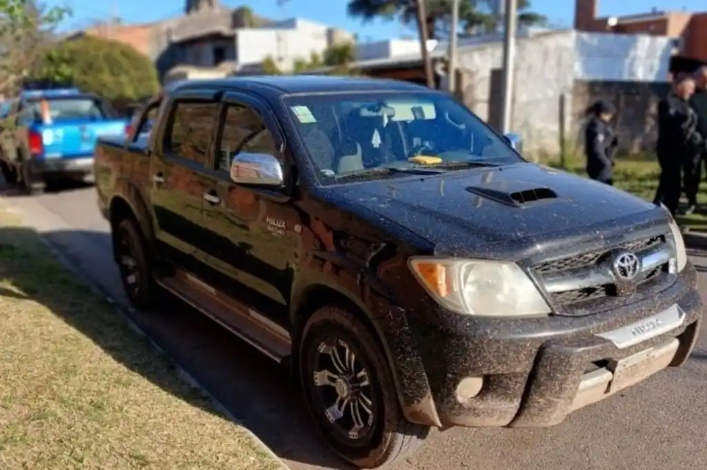 La camioneta fue encontrada en Fisherton