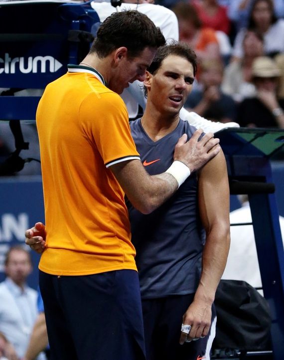 Del Potro saludó a Nadal por el anuncio de su retiro
