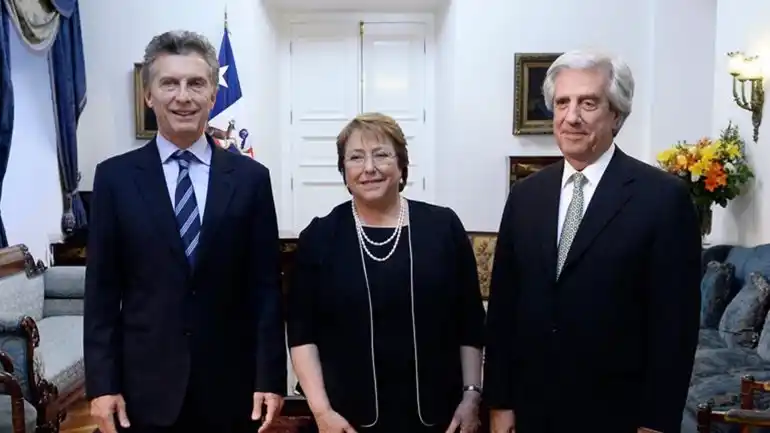 Chile, Argentina y Uruguay llaman a un urgente "diálogo político" en Venezuela