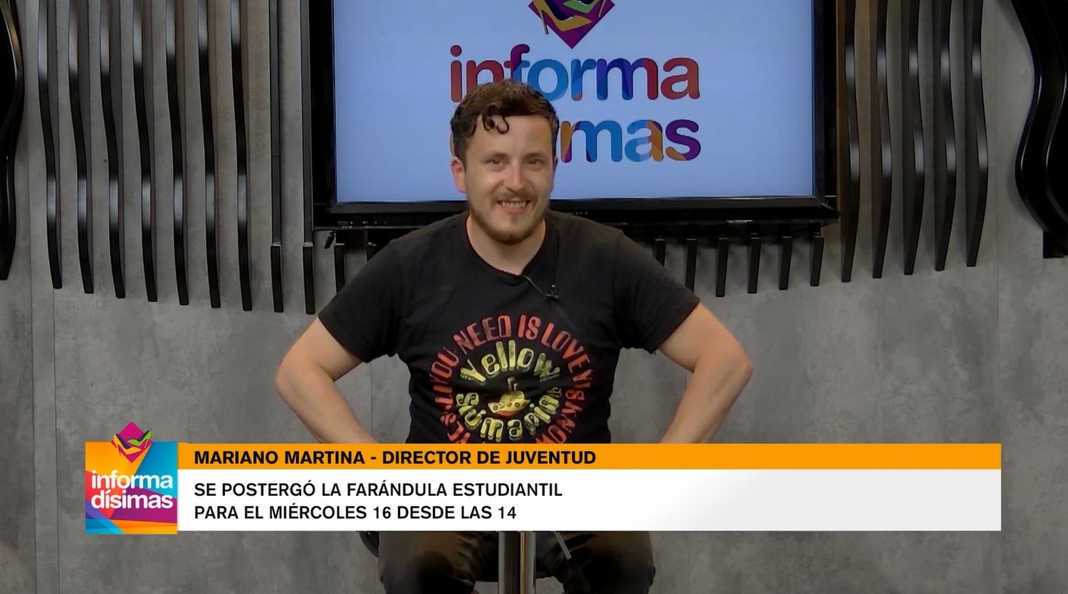 Se postergó la farándula estudiantil para el miércoles 16 desde las 14 Hs