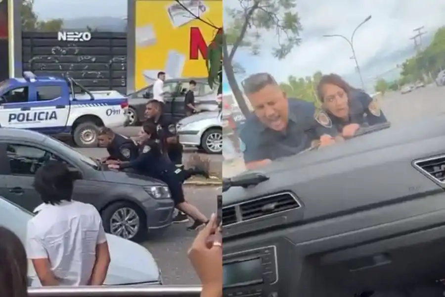 VIDEO | Liberaron al joven que arrastró a dos policías con su auto