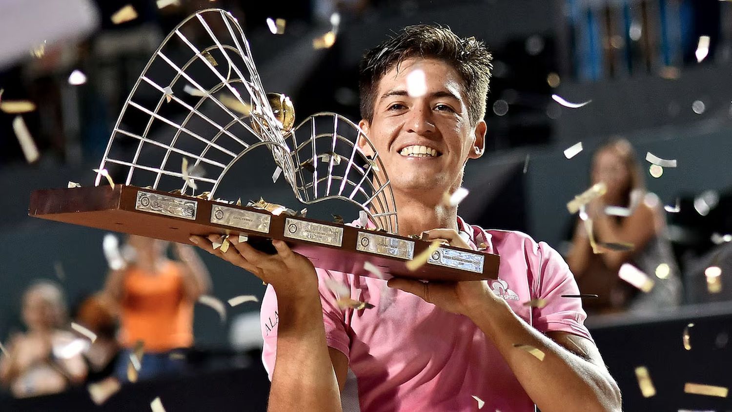 Sebastián Báez apabulló a Alexandre Muller y se consagró bicampeón del Río Open