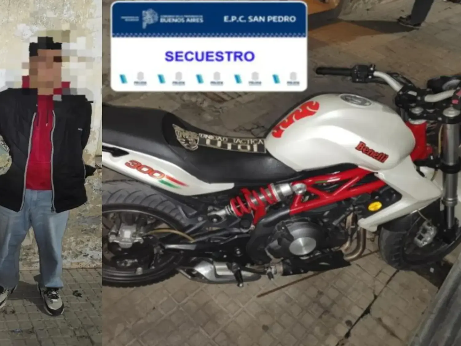 La Benelli fue puesta a disposición de la Justicia.