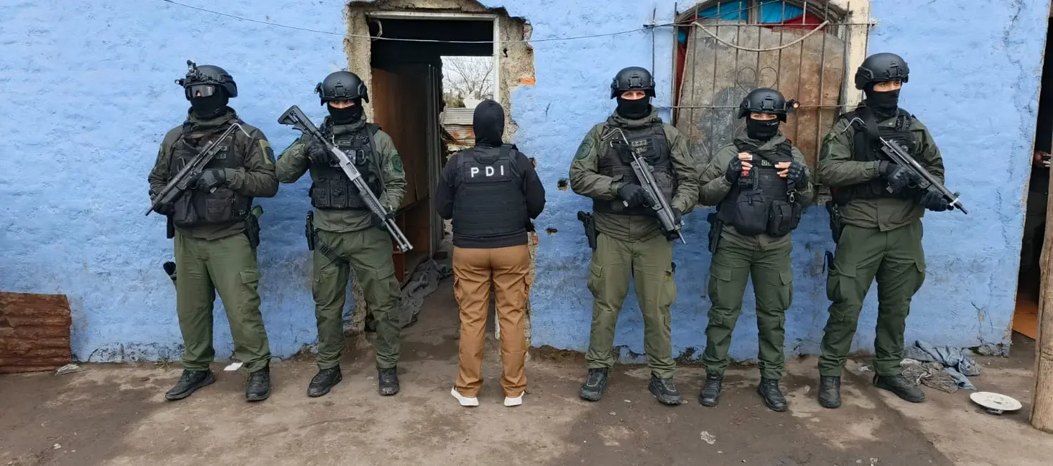 11 allanamientos en Frontera dejaron cuatro detenidos y el secuestro de armas y celulares