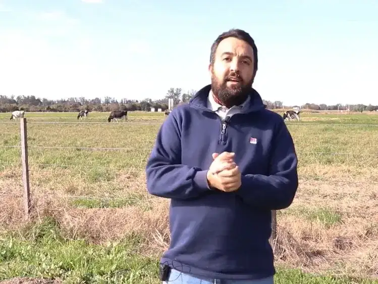 Médico veterinario Guillermo Suárez, especialista del Inta Rafaela.