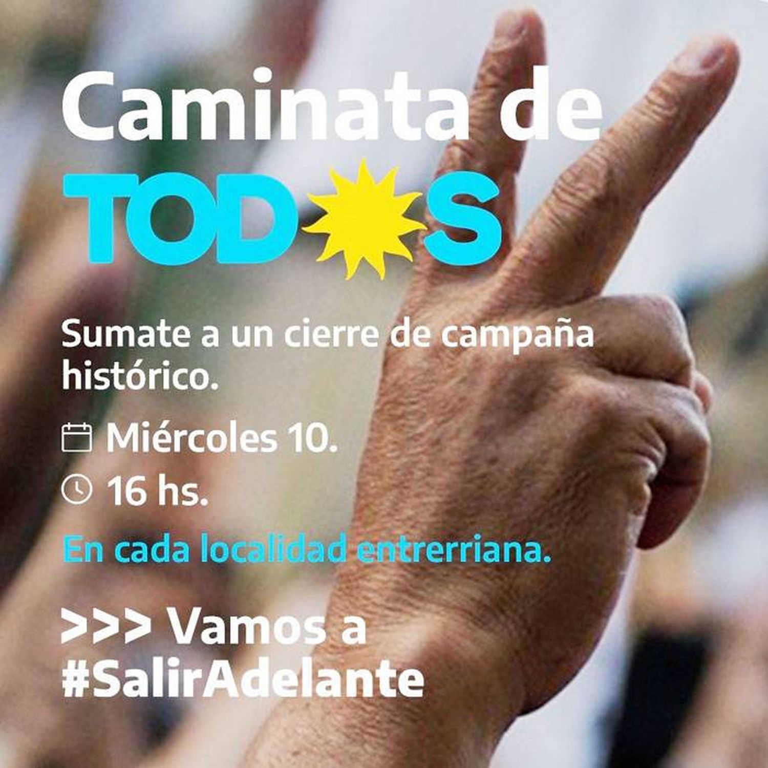 1000 caminatas serán el cierre de campaña del Frente de  Todos en Entre Ríos