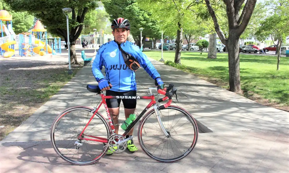 Sanjuanino que recorre el país en bicicleta llegará a Chascomús para concientizar sobre el Parkinson