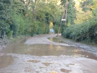 Calle sin mantenimiento