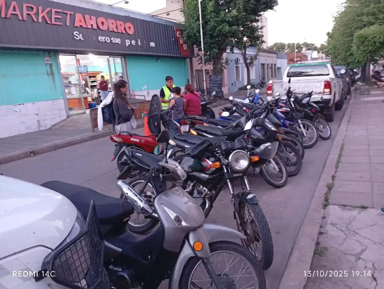 El operativo montado en la zona de Belgrano y Riobamba.