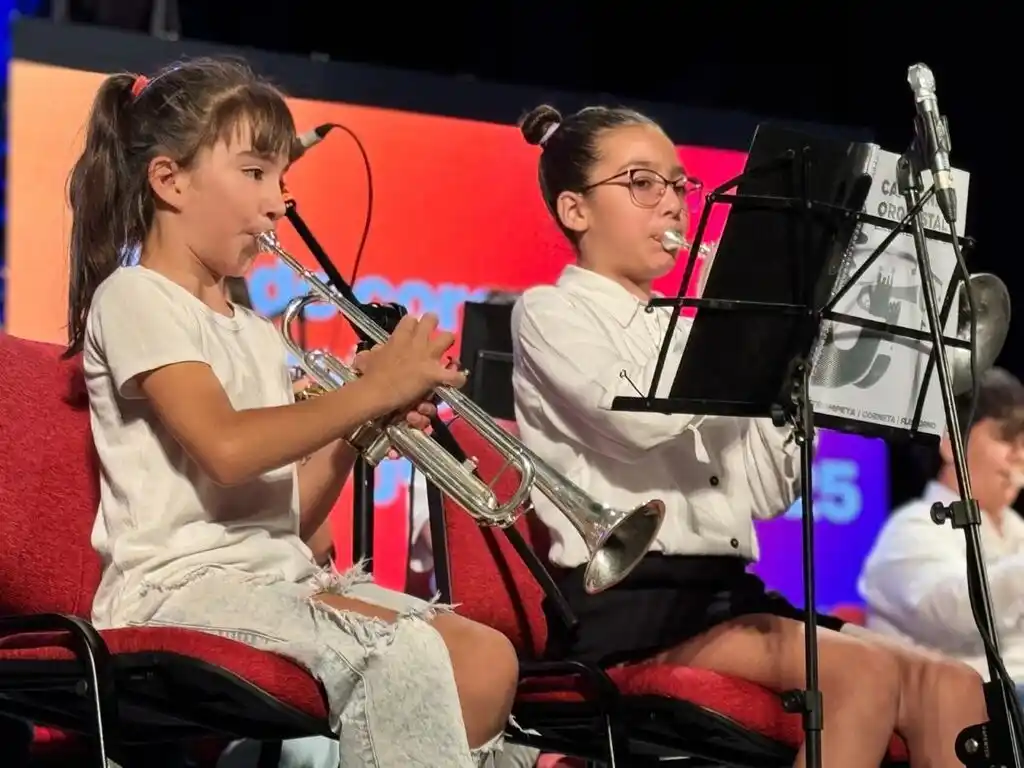 La Red Provincial de Coros y Orquestas Infanto Juveniles sigue presentándose en todo el territorio provincial