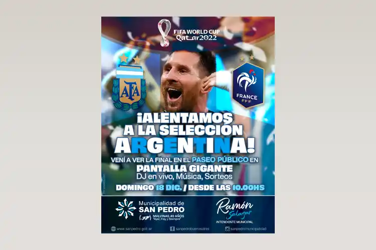 Viví la Final del Mundial en el Paseo Público