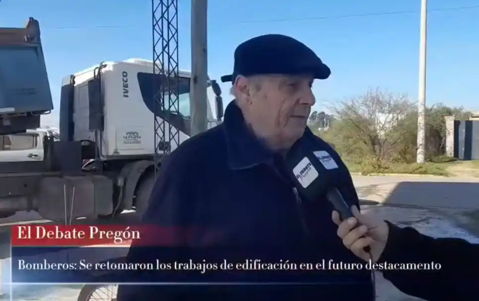 Bomberos: Se retomaron los trabajos de edificación en el futuro destacamento