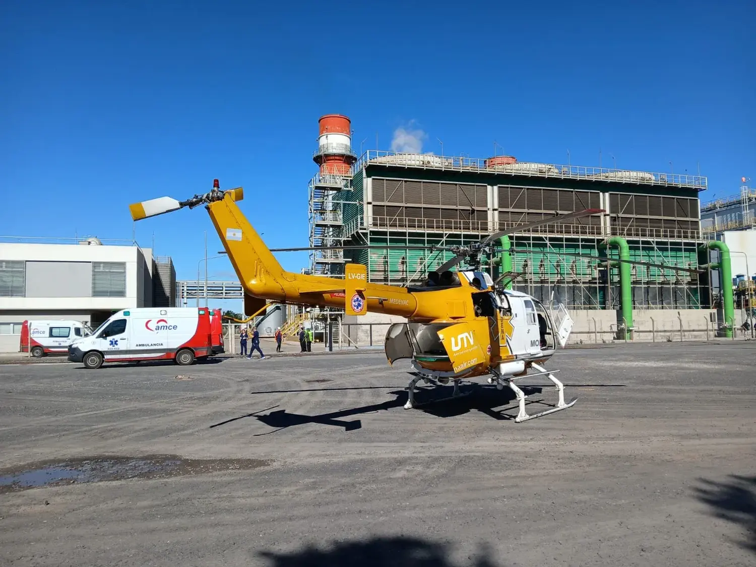 Explotó un tanque
