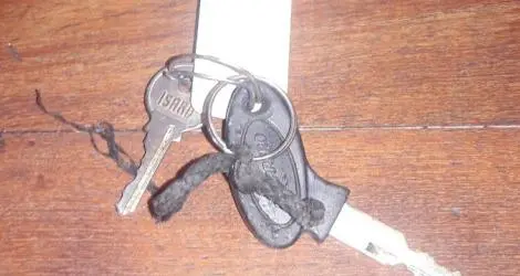 Llaves de moto encontradas