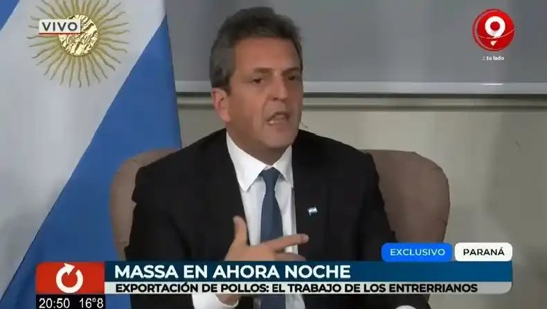 Sergio Massa en AHORA: las 10 frases más importantes