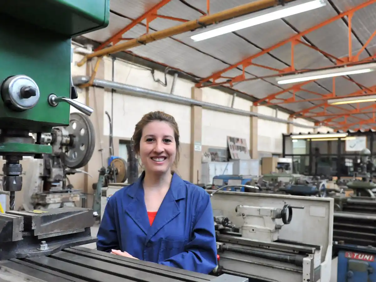 Ayer alumna, hoy profesora del taller   