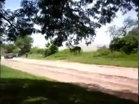 Las personas del video serían vecinos de Santa Fe que vacacionaban en Cayastá