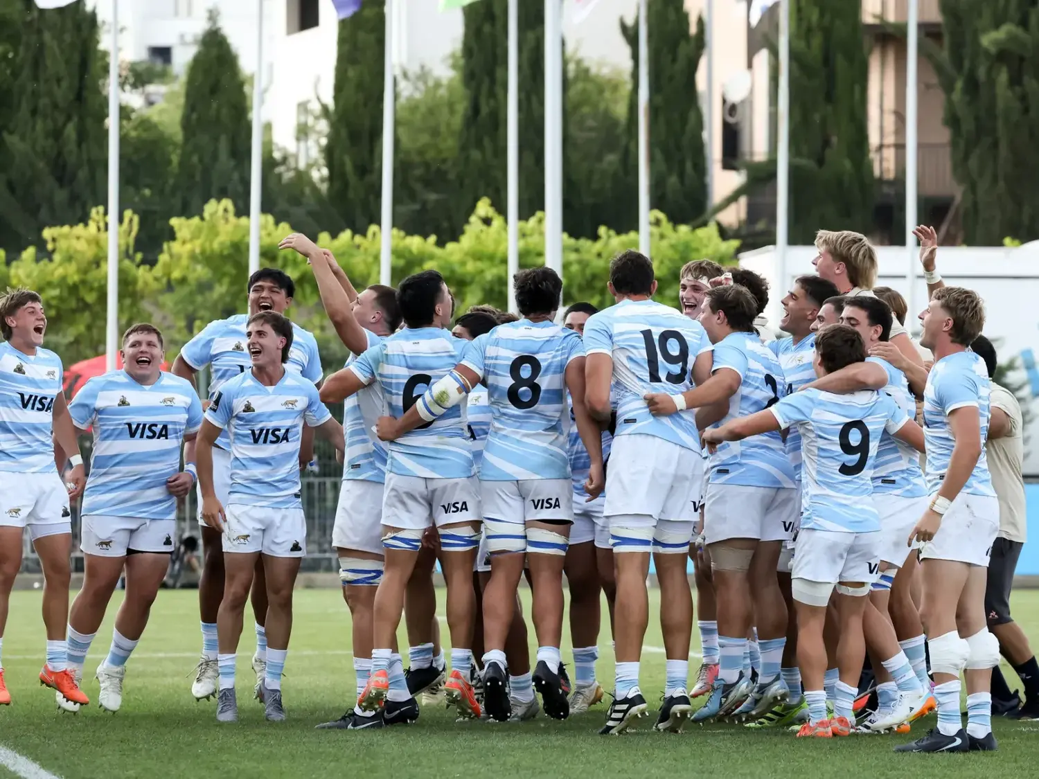 Los Pumitas enfrentan a las 8:30 a Inglaterra por el pase a semis del Mundial M20.Foto: @lospumitasarg