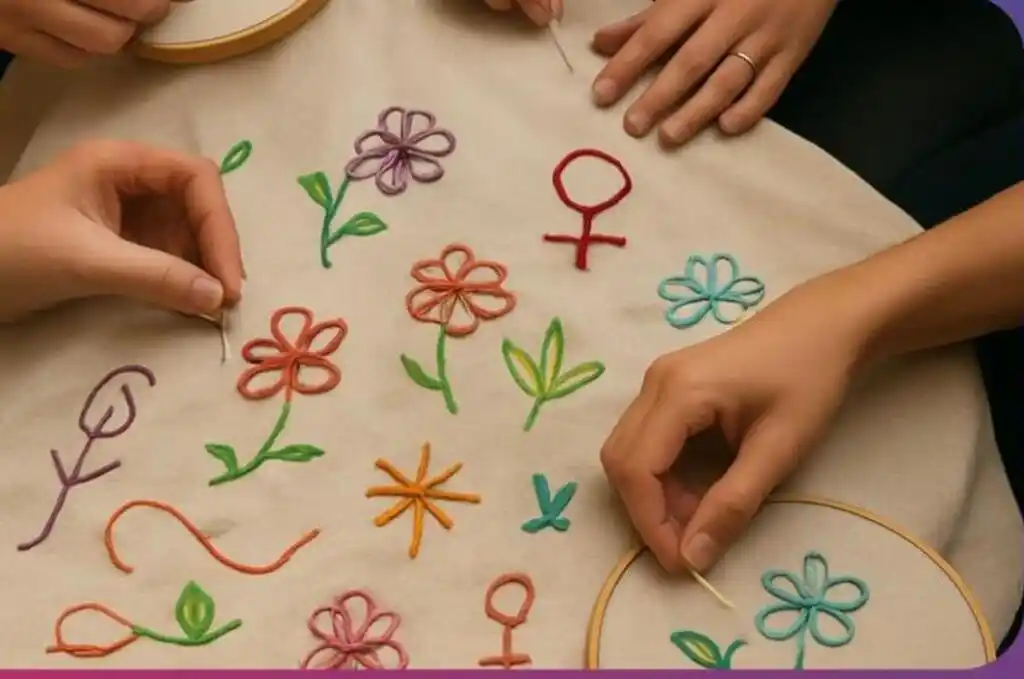 Llega a Rafaela el programa «Bordado Colectivo