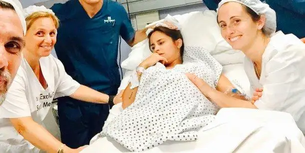 El Chato Prada publicó una foto de Lourdes Sánchez "en pleno trabajo de parto"