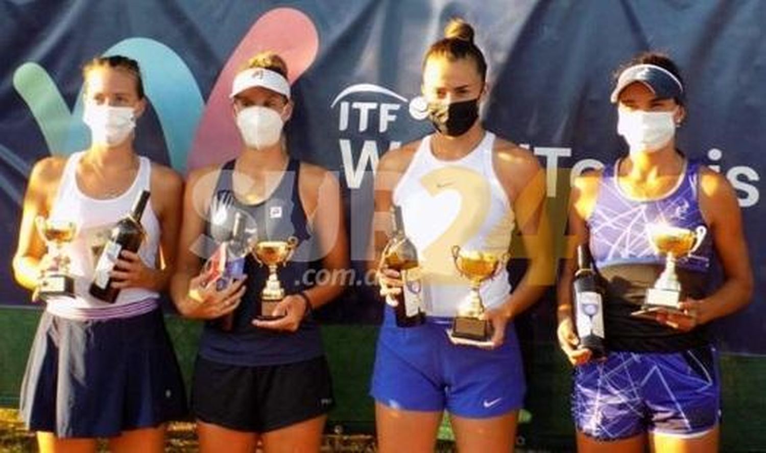 Victoria Bosio cayó en la final de dobles en Georgia