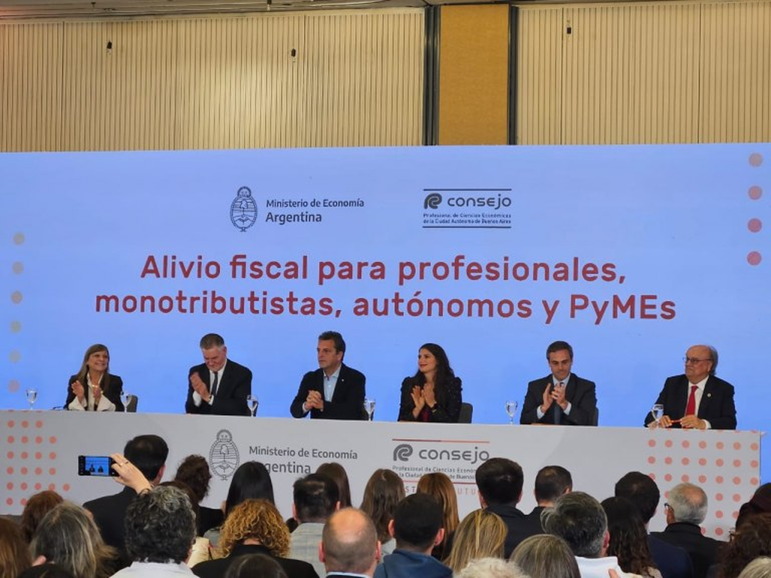 Sergio Massa, en el Consejo de Profesionales de Ciencias Económicas