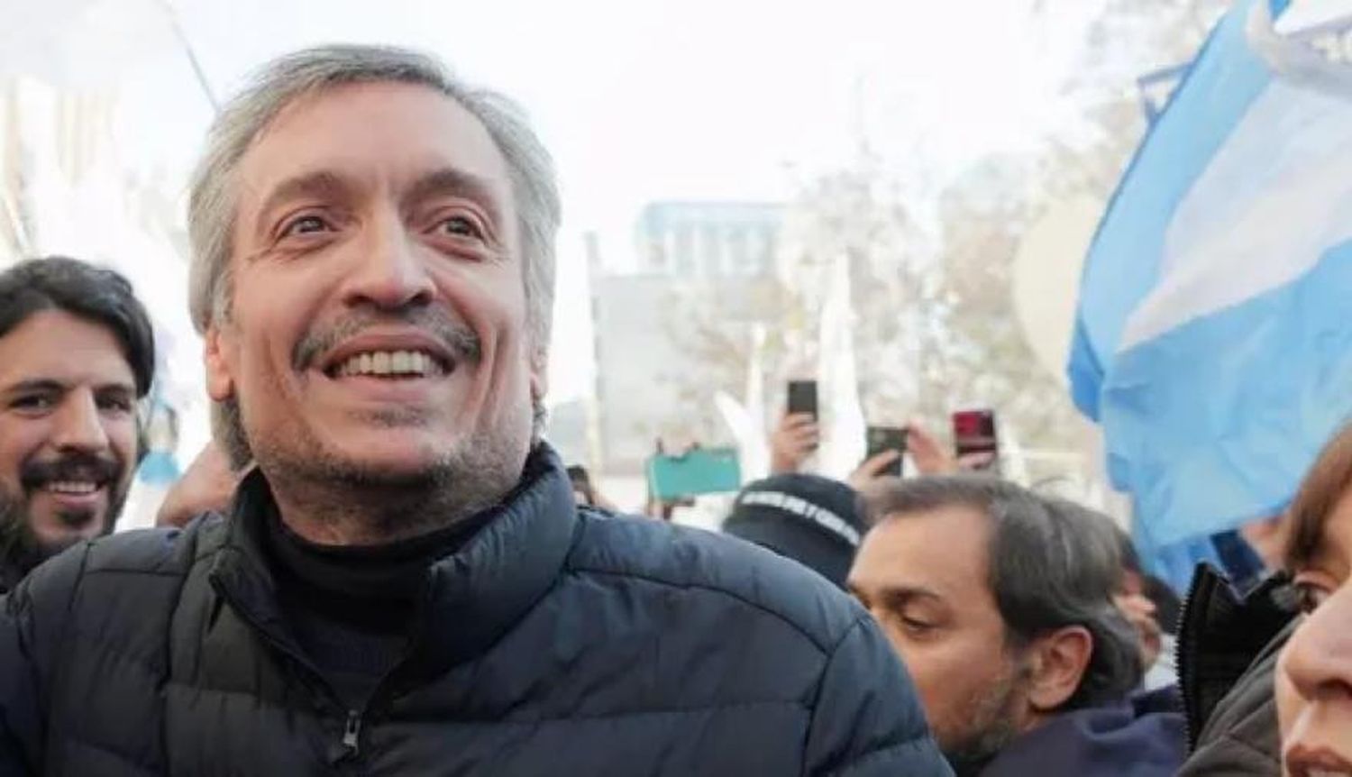 Máximo Kirchner en Plaza de Mayo