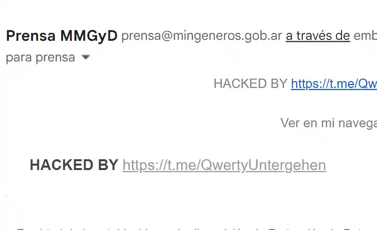 Hackearon al ministerio de Mujeres de la Nación