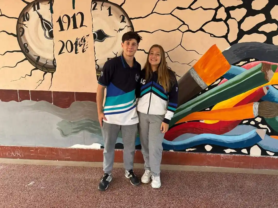 Nazareno Falco y Ana Cielo Garrone.