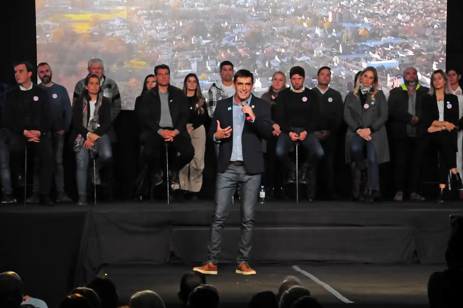 Rogelio Iparraguirre cerró el acto con un extenso discurso en el que repasó los logros alcanzados.