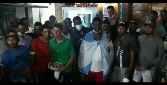 Sobrevivientes del naufragio agradecen la vida a la Virgen Del Valle