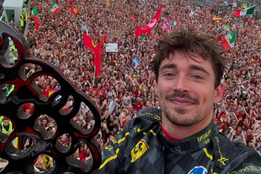 Leclerc desató una fiesta en Monza y Colapinto fue 12°