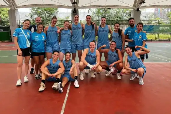 Gentinetta y Maza con el Seleccionado argentino universitario