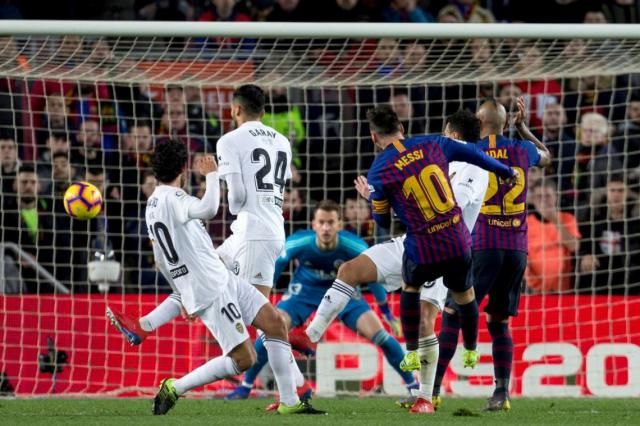 Lionel Messi 2, Valencia 2: con dos goles de la Pulga, Barcelona remontó una derrota