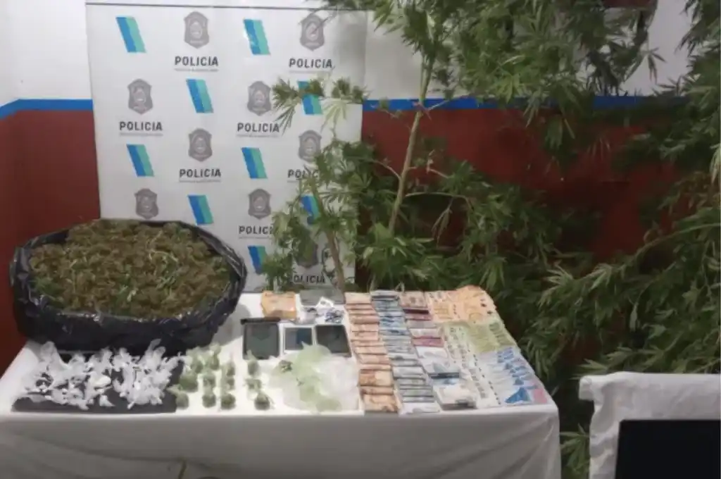 Todos los elementos fueron incautados y puestos a disposición de la Justicia.