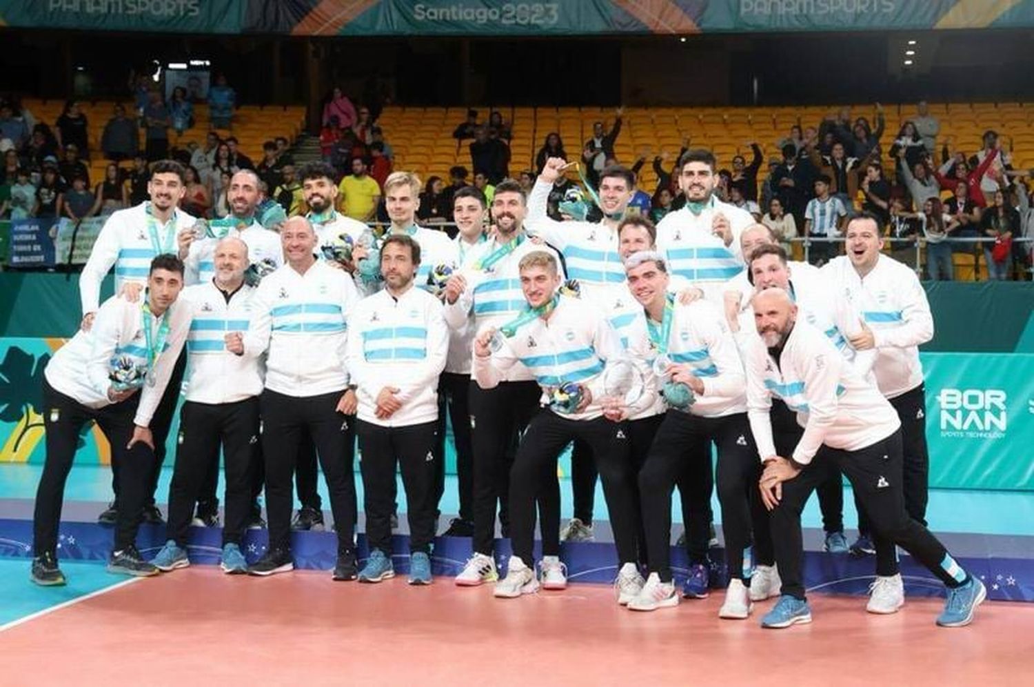 Argentina perdió con Brasil y se
quedó con la medalla de plata