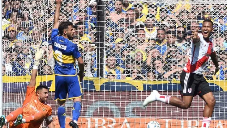 River se adueñó del superclásico en La Bombonera
