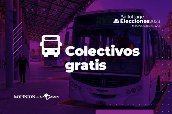 Massa o Milei: hay colectivos gratis para ir a votar en el balotaje