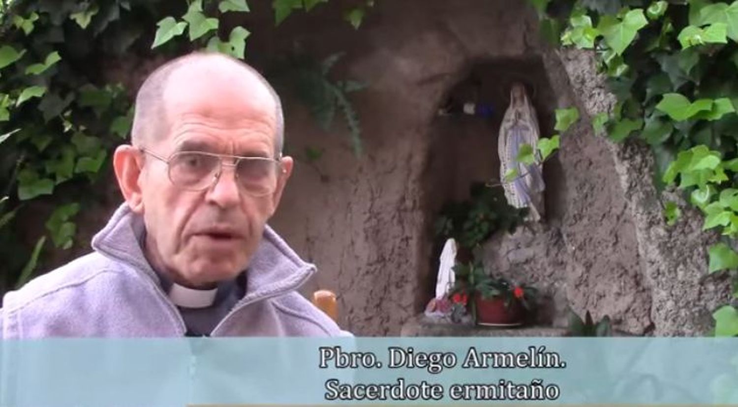 Falleció el padre Diego Armelin, el único sacerdote ermitaño del país