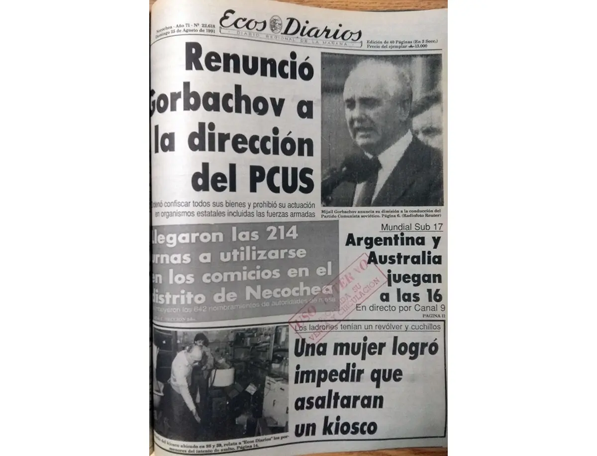 Domingo 25 de Agosto de 1991