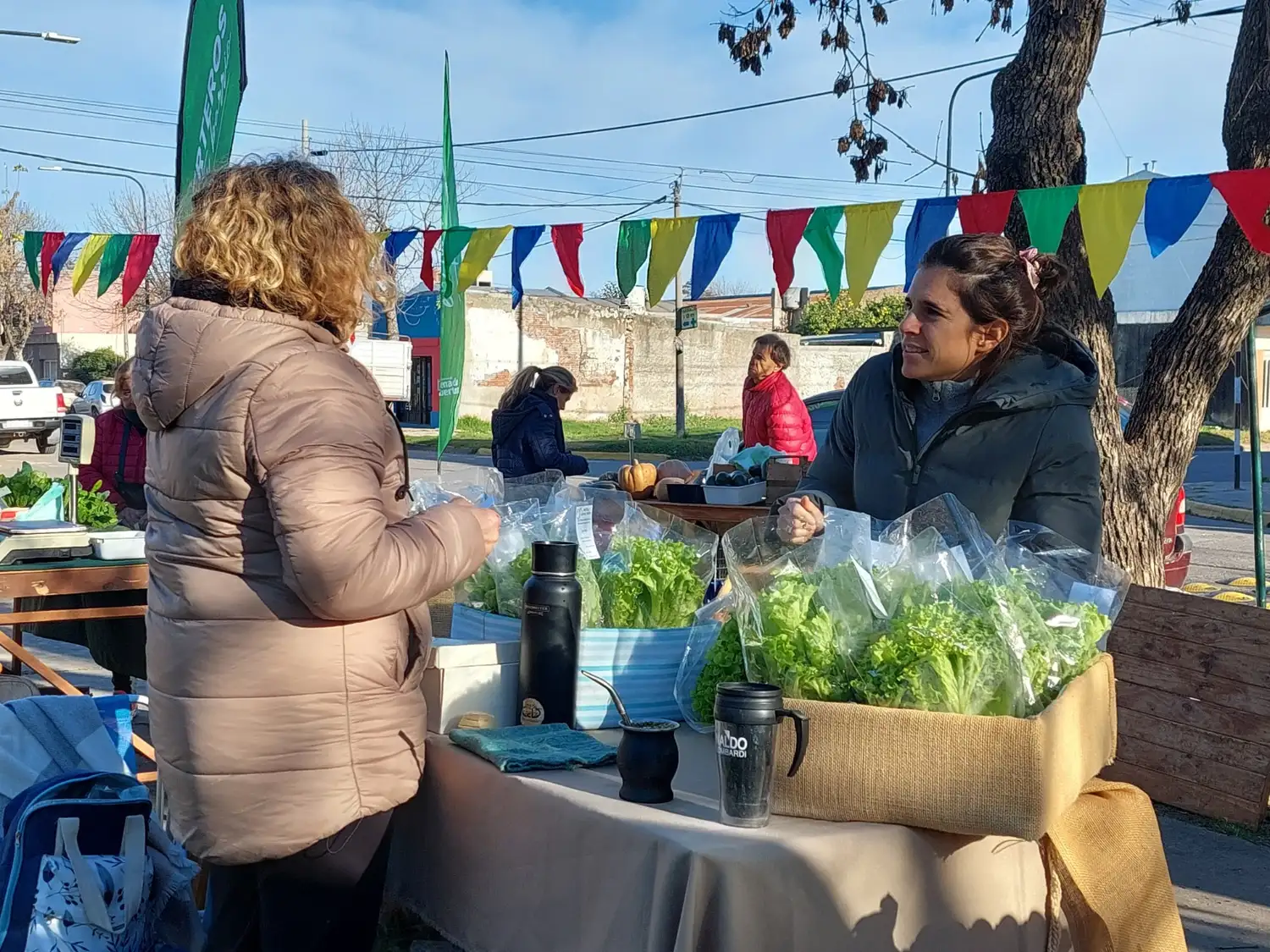 Alimentos saludables venadenses en los espacios públicos de la ciudad.