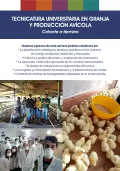Tecnicatura Avícola: está abierta la pre-inscripción